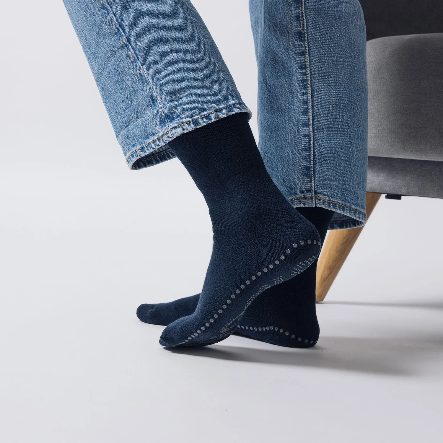 Anti-Rutsch Socken | Grau (SNOCKS) - Image 3
