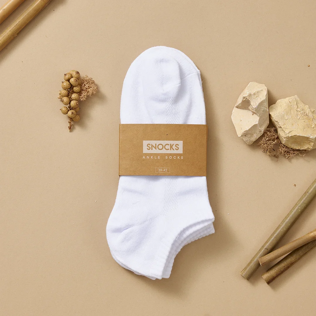 Premium Sneaker Socken | Mix (Schwarz/Weiß/Grau) - Image 6