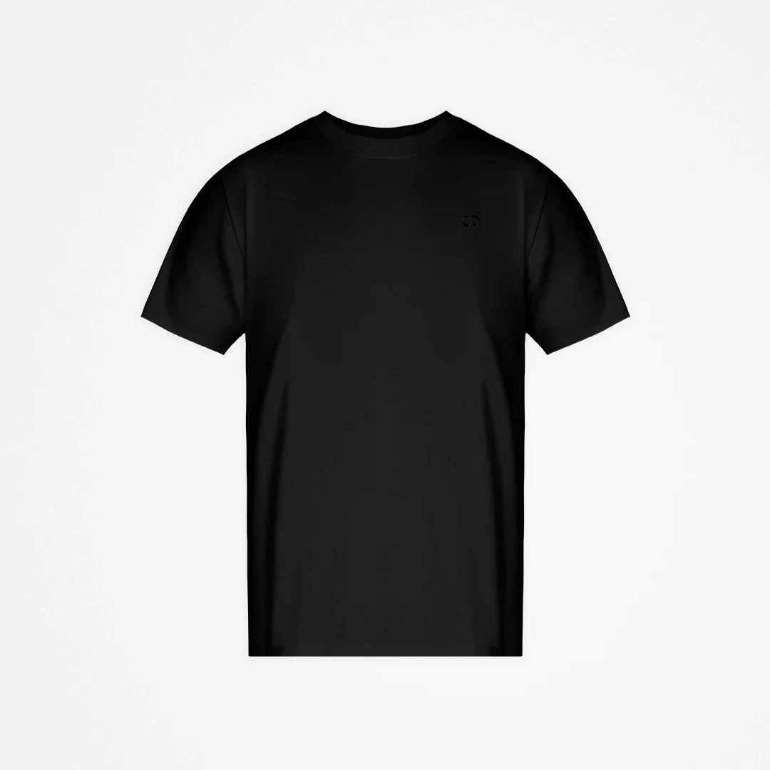 Basic T-Shirt Herren | Schwarz - Image 8