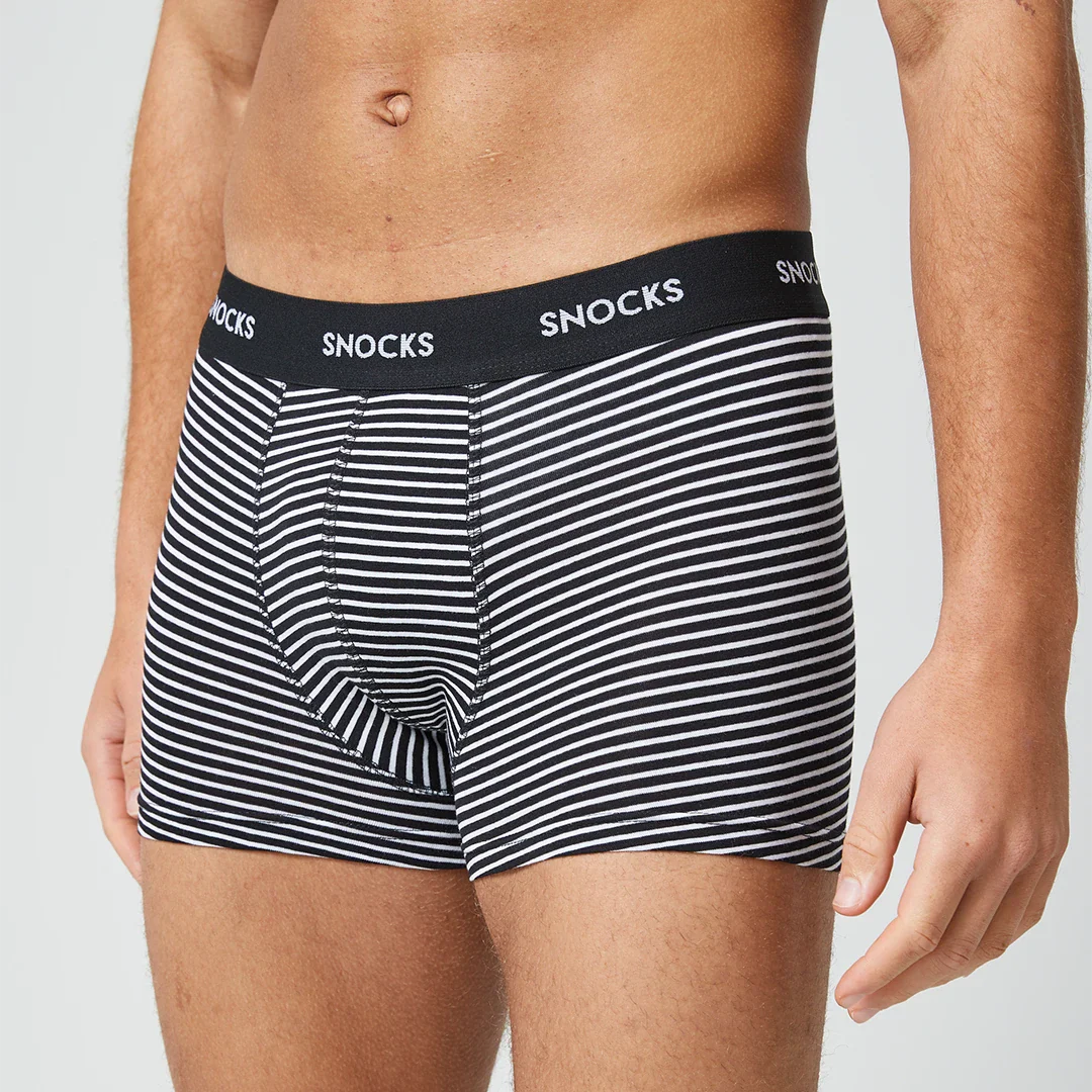 Boxershorts mit Streifen | Olivgrüne Streifen - Image 2