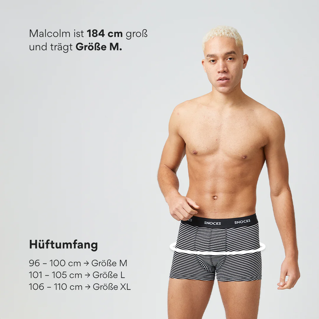 Boxershorts mit Streifen | Blaue Streifen - Image 6