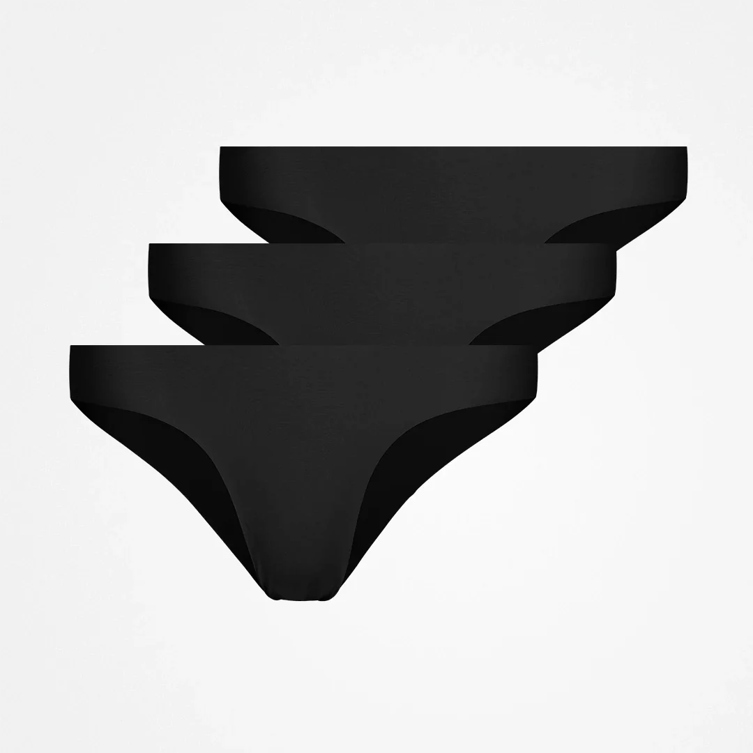 Brazilian Slips Seamless | Schwarz