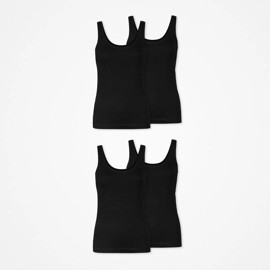 Damen Tank Tops | Schwarz - Image 11