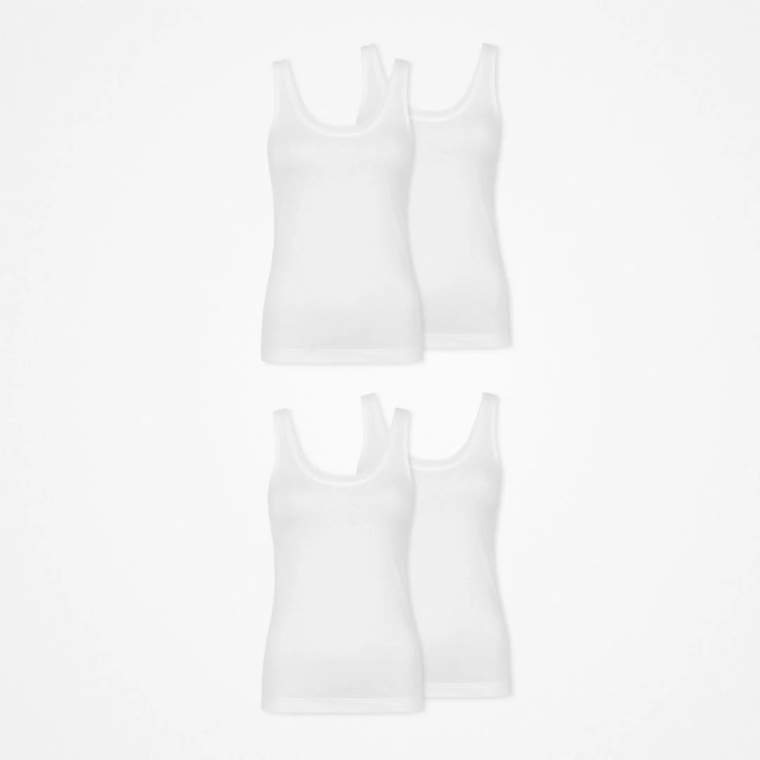 Damen Tank Tops | Weiß - Image 11