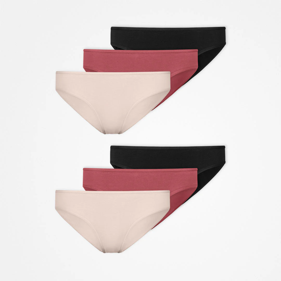 Damenslips | Mix (Apricot/Mauve/Schwarz) - Image 9