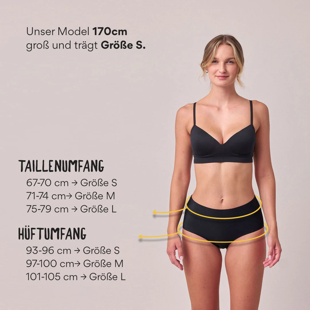 High Waist Hipster Panties Seamless | Schwarz - Image 11