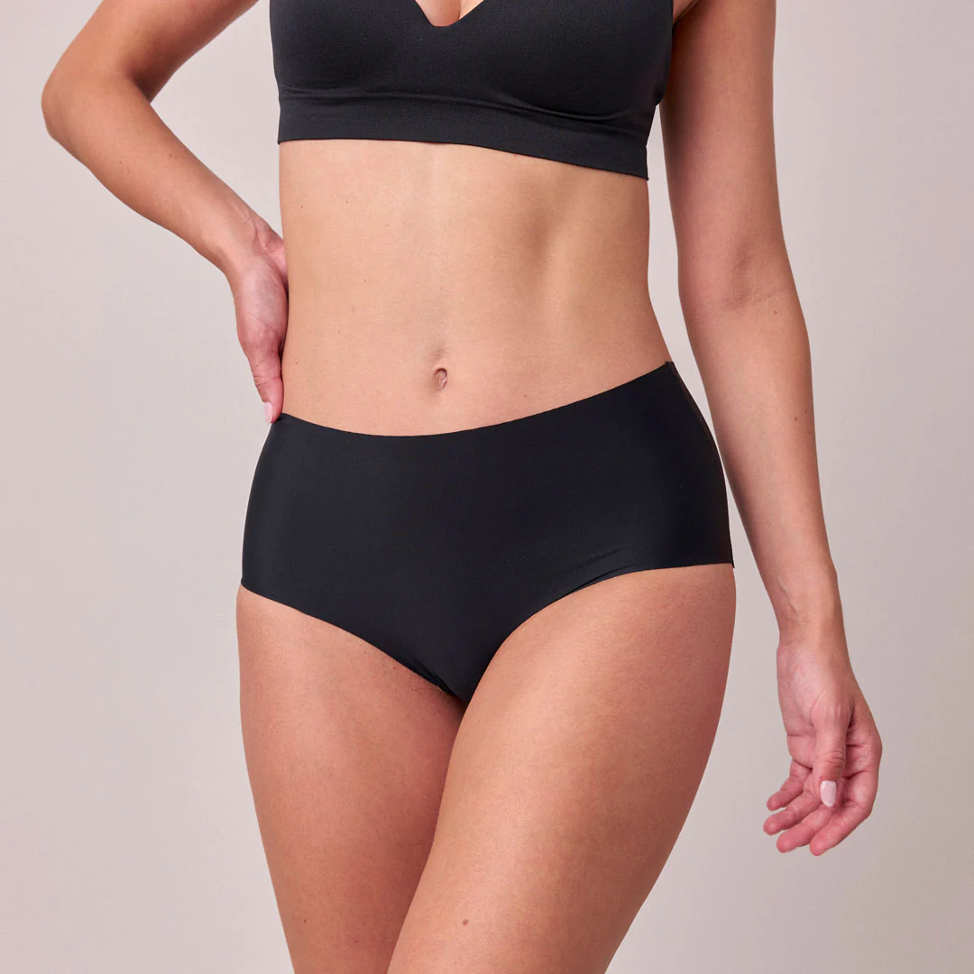 High Waist Hipster Panties Seamless | Schwarz - Image 6