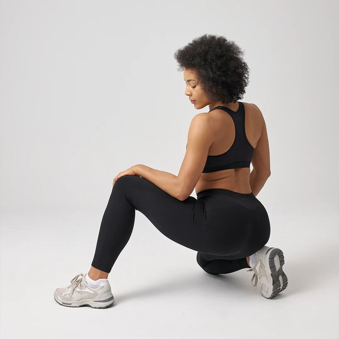 High Waist Leggings Seamless | Schwarz - Image 8