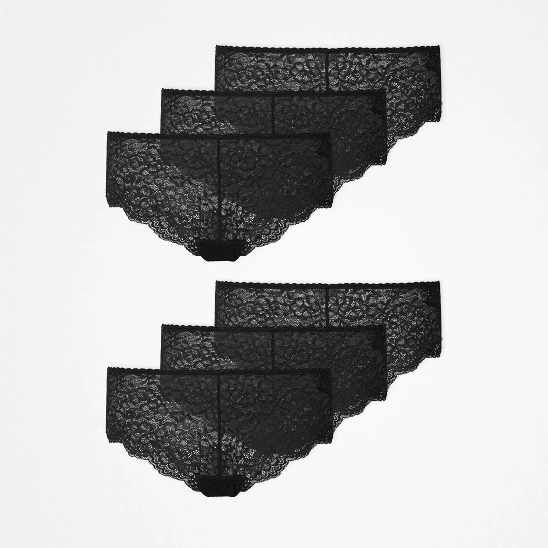 Hipster Panties aus Spitze | Schwarz - Image 13