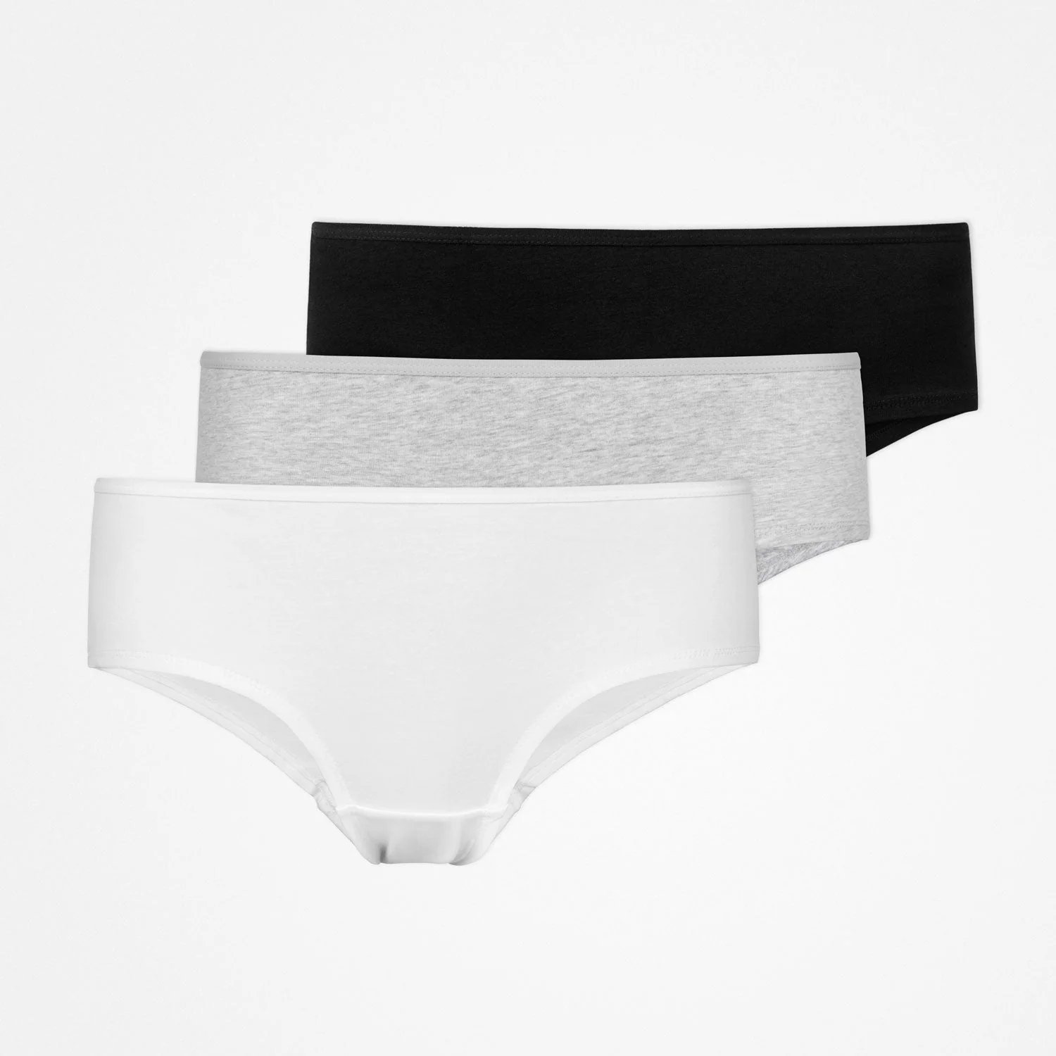 Hipster Panties | Mix (Weiß/Hellgrau/Schwarz) - Image 10