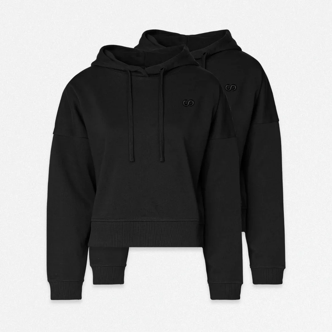 Hoodie Damen | Schwarz - Image 10