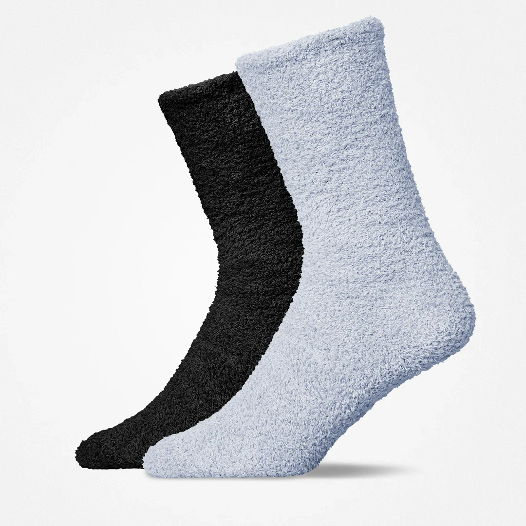 Kuschelsocken | Mix (Schwarz/Blaugrau) - Image 8
