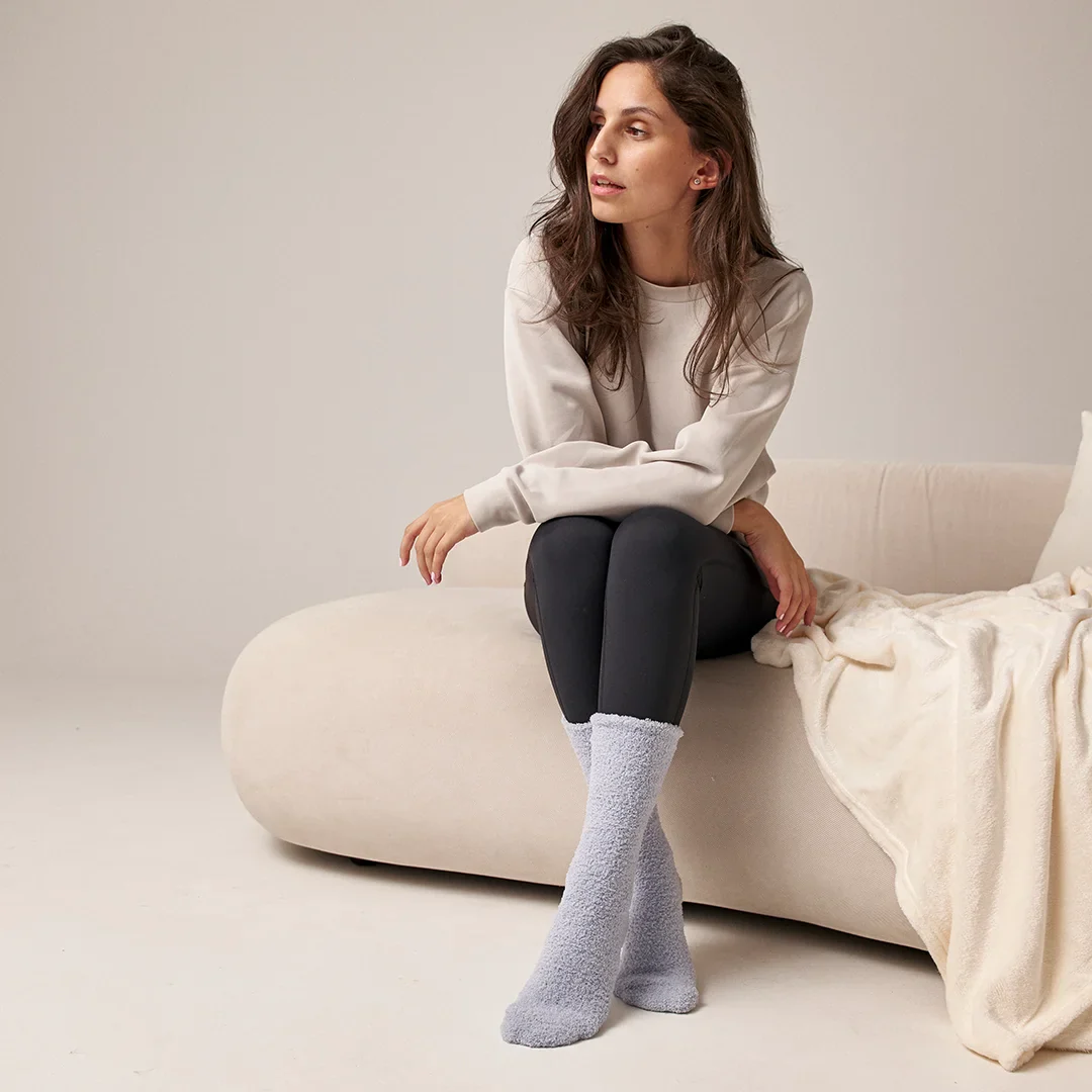Kuschelsocken | Mix (Braun/Offwhite) - Image 6