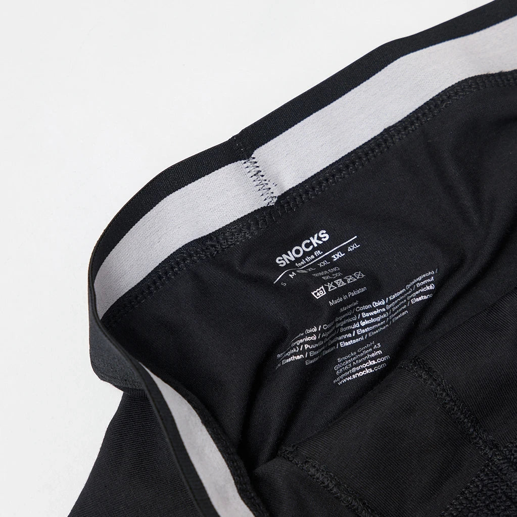 Lange Boxershorts ohne Logo | Schwarz - Image 6