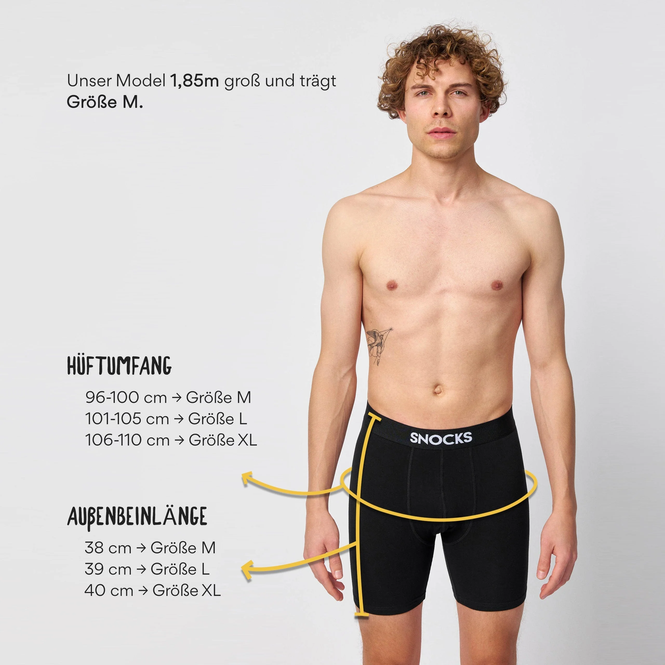 Lange Boxershorts ohne Logo | Schwarz - Image 8