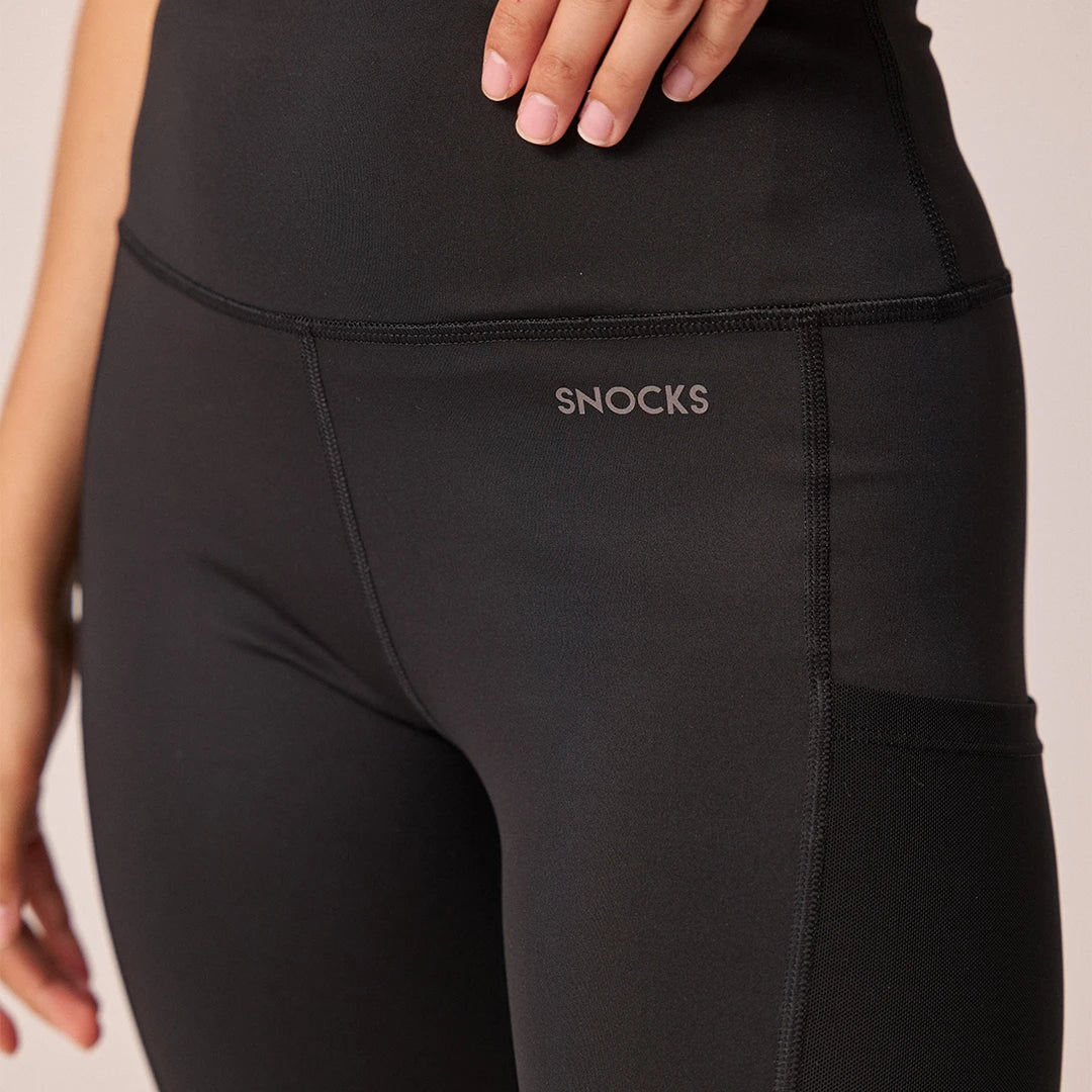 Leggings mit Tasche | Schwarz - Image 10