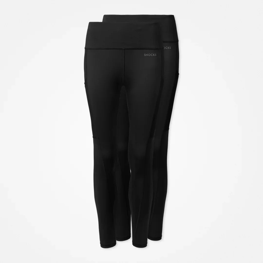 Leggings mit Tasche | Schwarz - Image 14