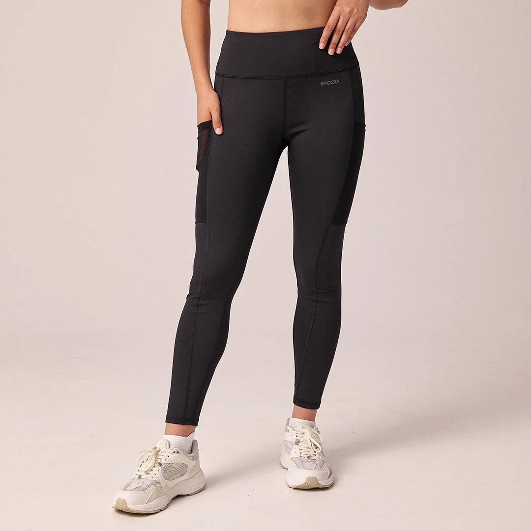 Leggings mit Tasche | Schwarz - Image 8