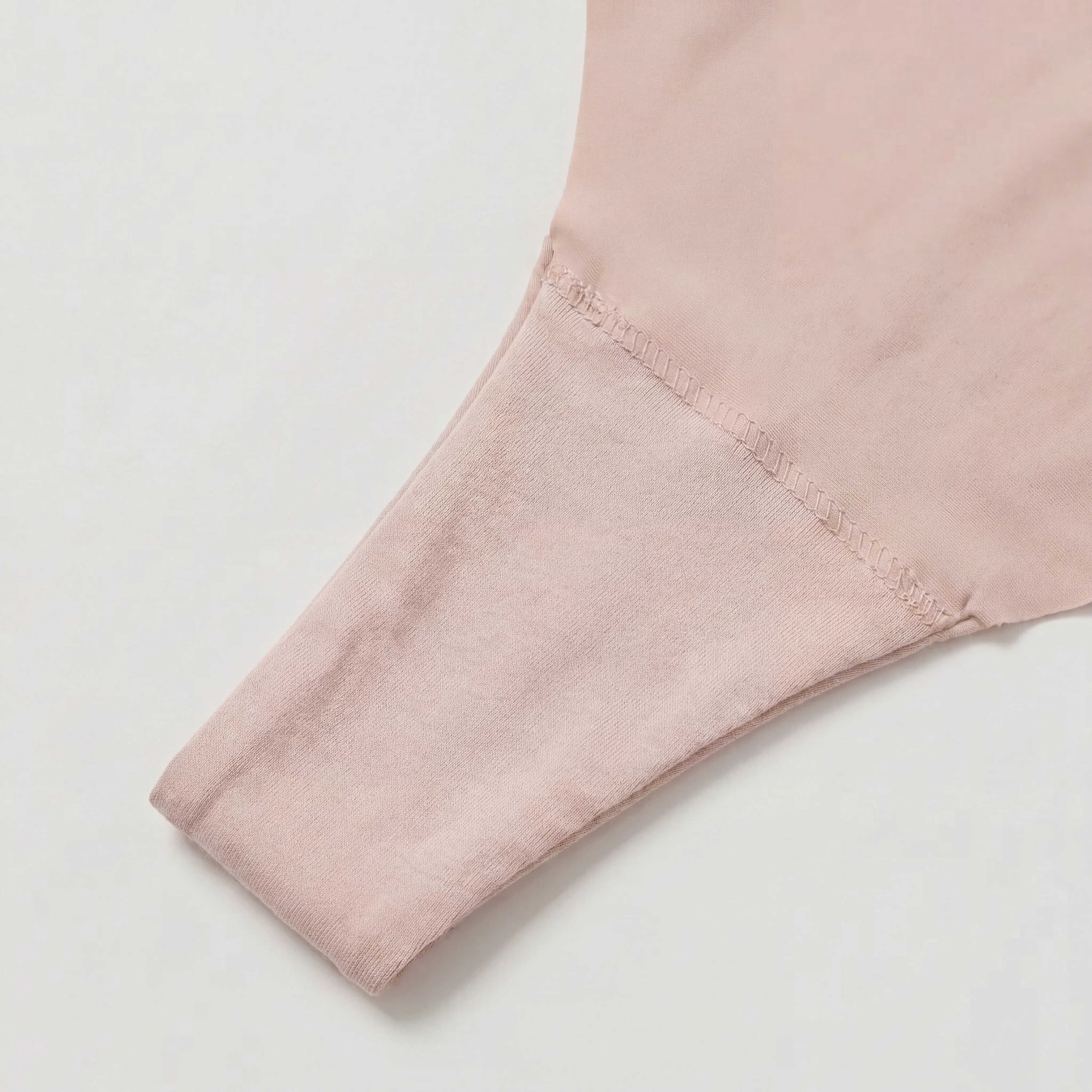 Microfiber High Waist Seamless Hipster | Beige - Image 5
