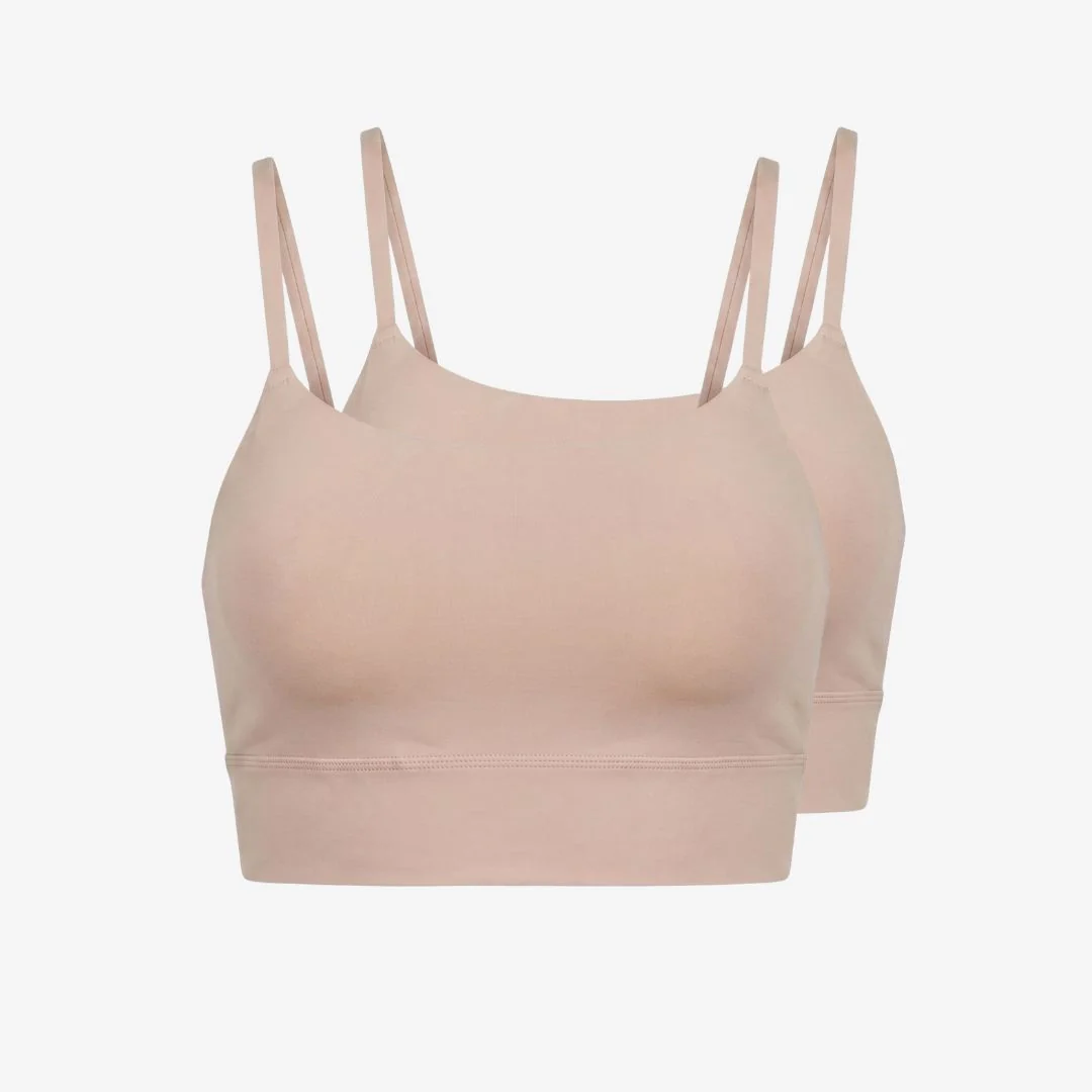 Microfiber Seamless Bralette | Beige - Image 12