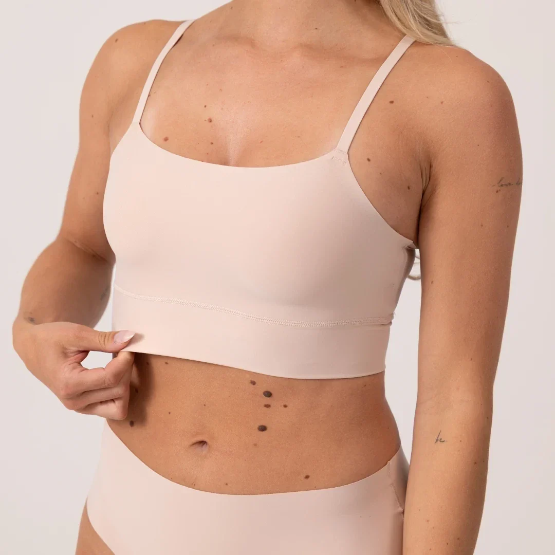 Microfiber Seamless Bralette | Beige - Image 4