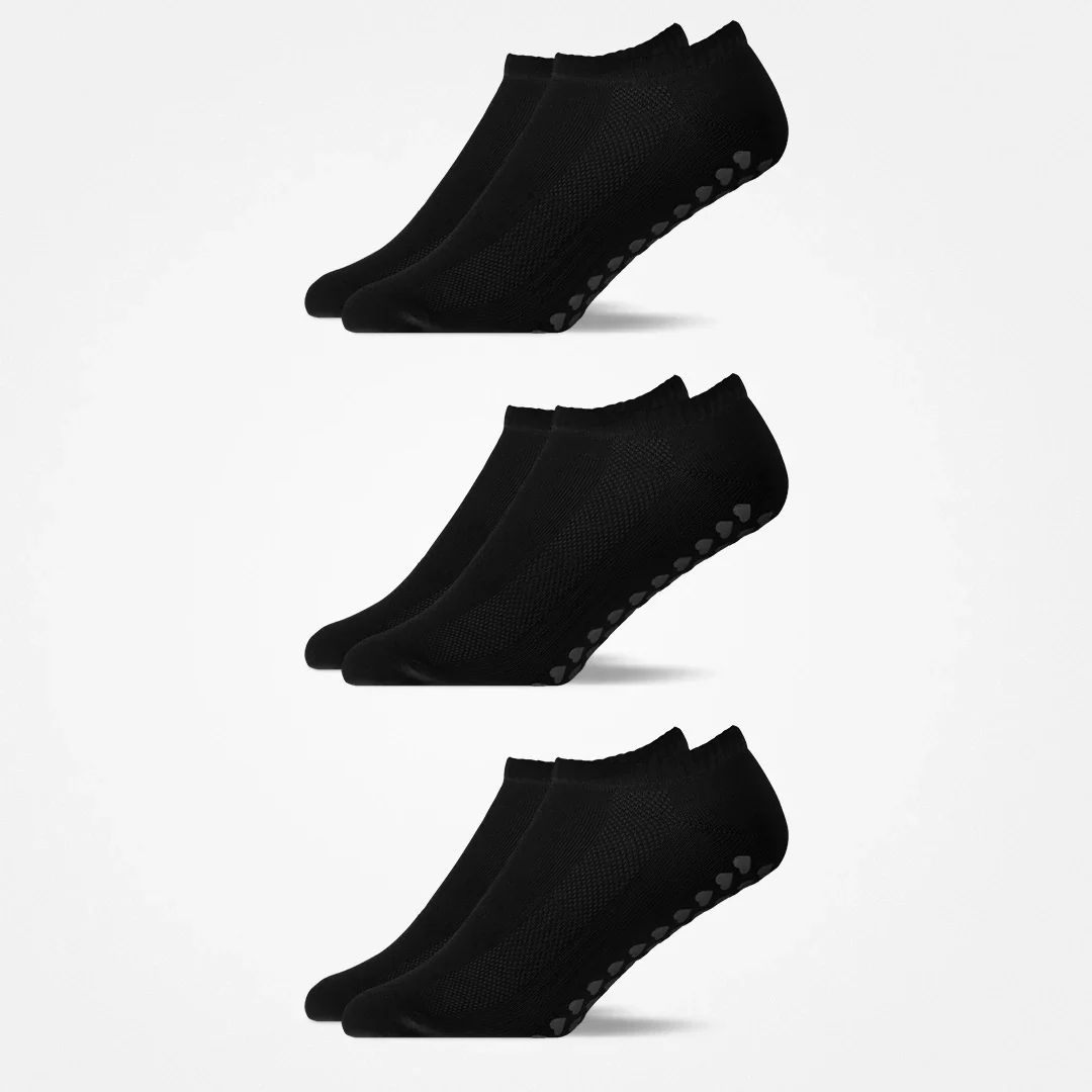 Pilates Socken knöchellang | Schwarz - Image 9