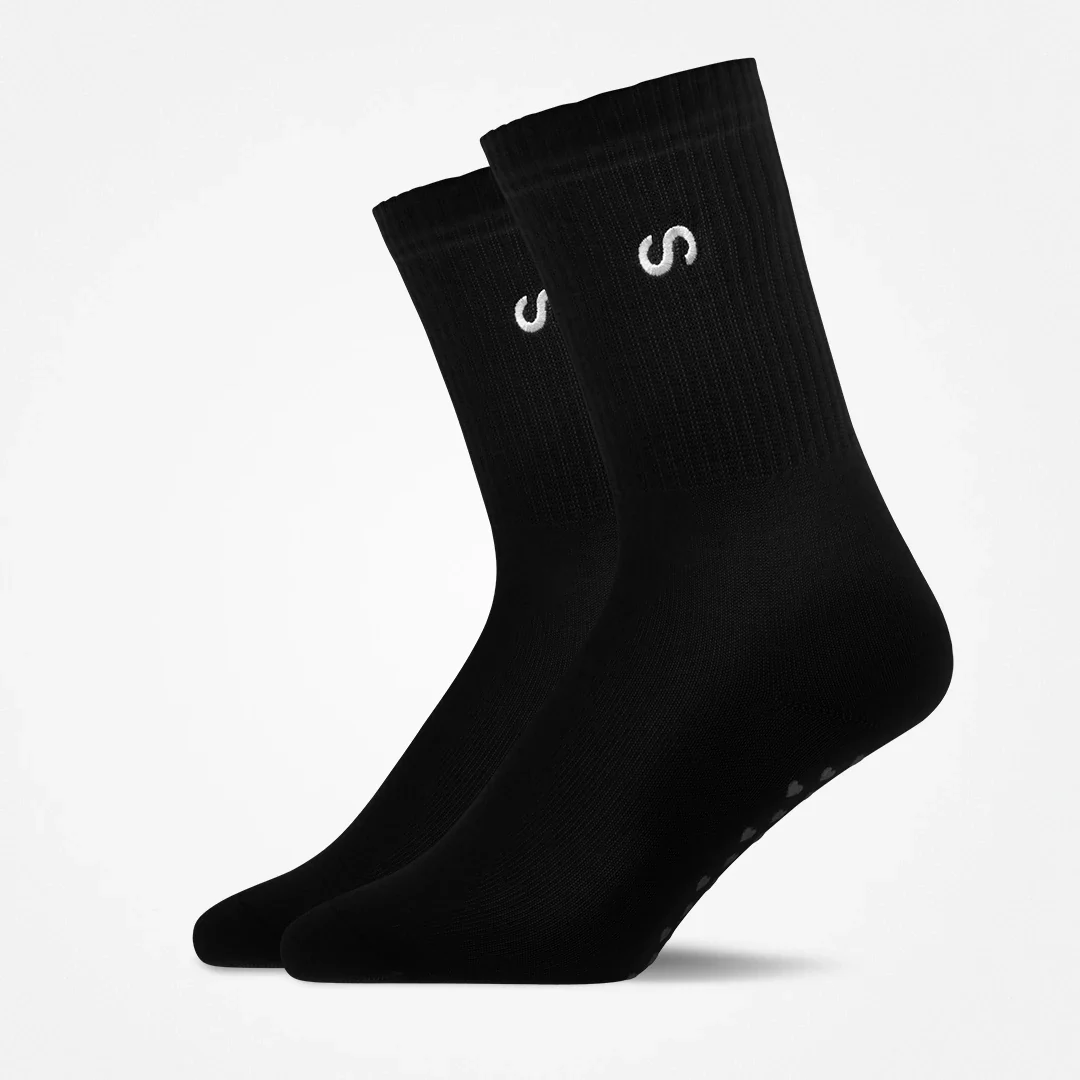Pilates Socken | Schwarz (Logo) - Image 8