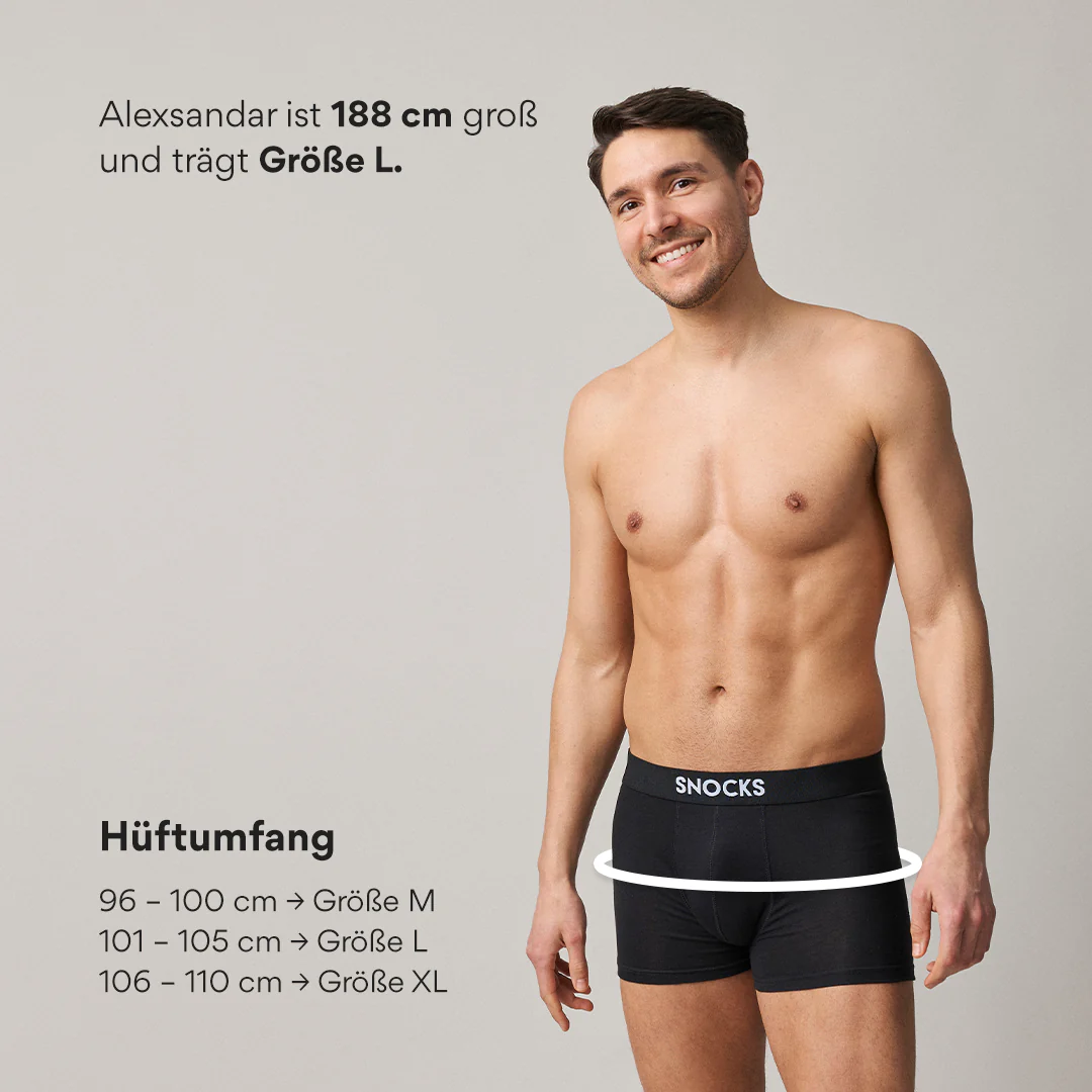 Premium Boxershorts aus Bambus | Schwarz - Image 9