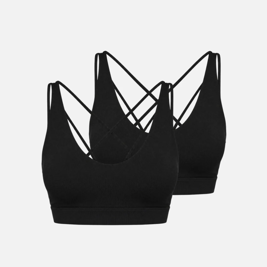 Premium Sport-BH Multi-Strap | Schwarz - Image 11