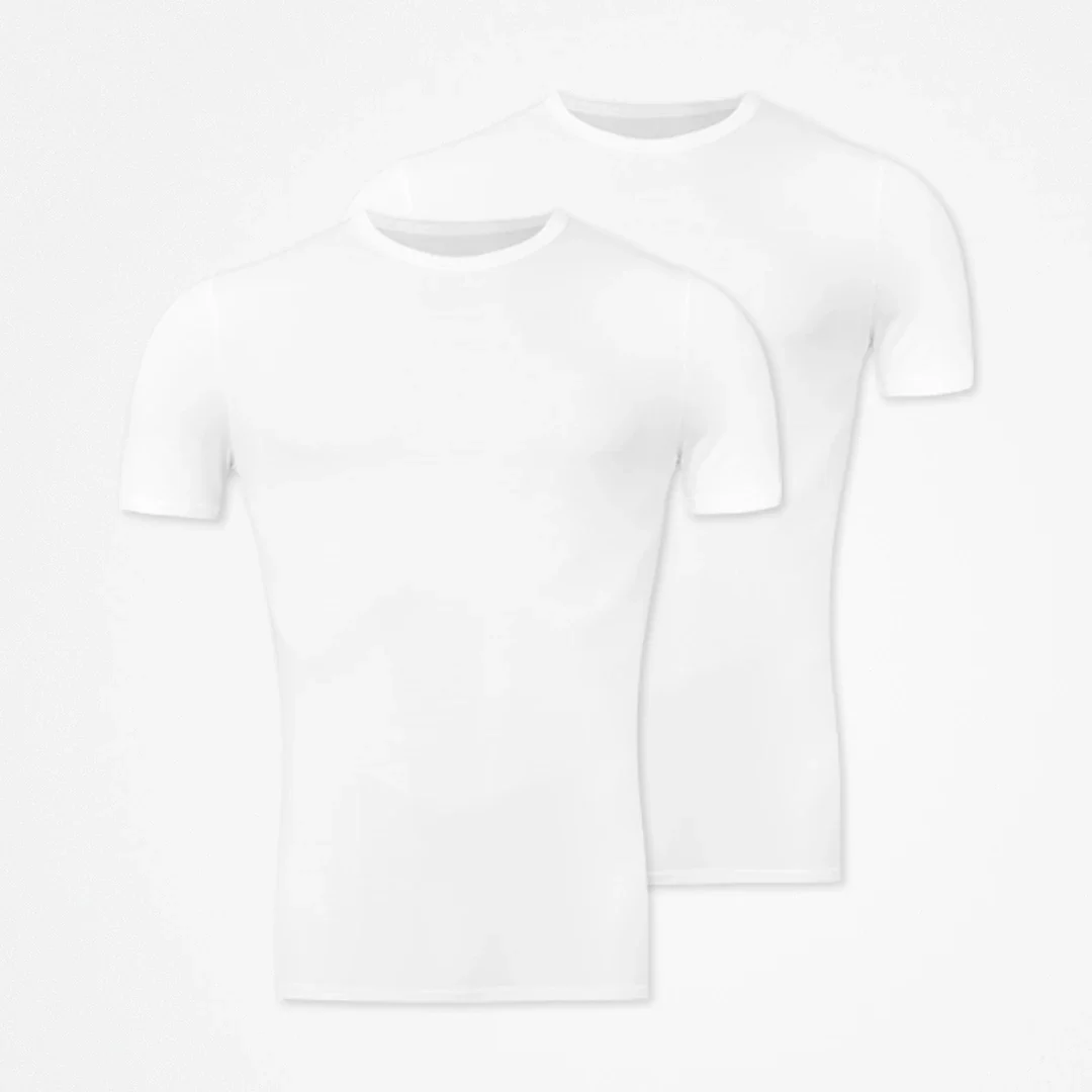 Premium Unterhemd Rundhals Herren | Weiß - Image 8