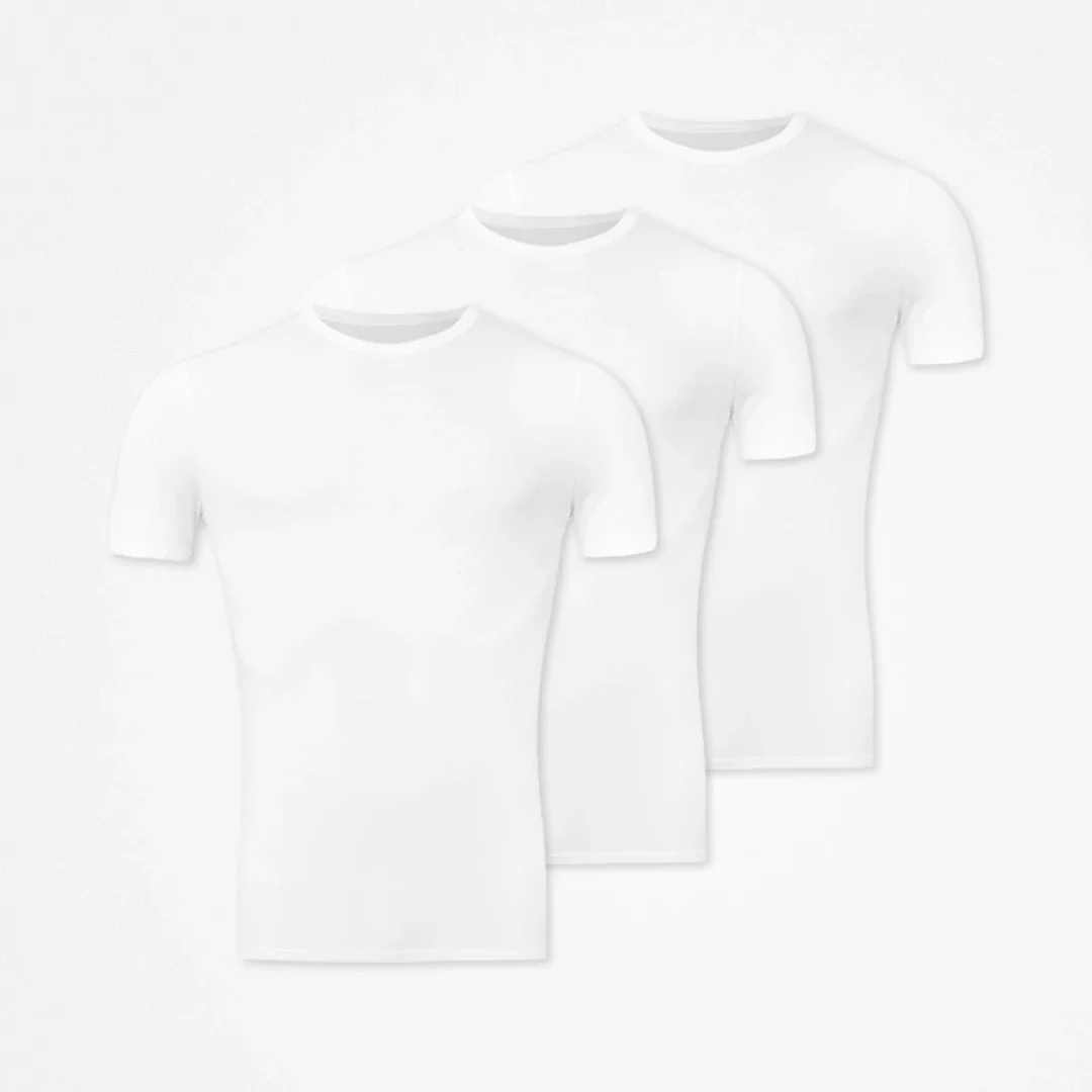 Premium Unterhemd Rundhals Herren | Weiß - Image 9