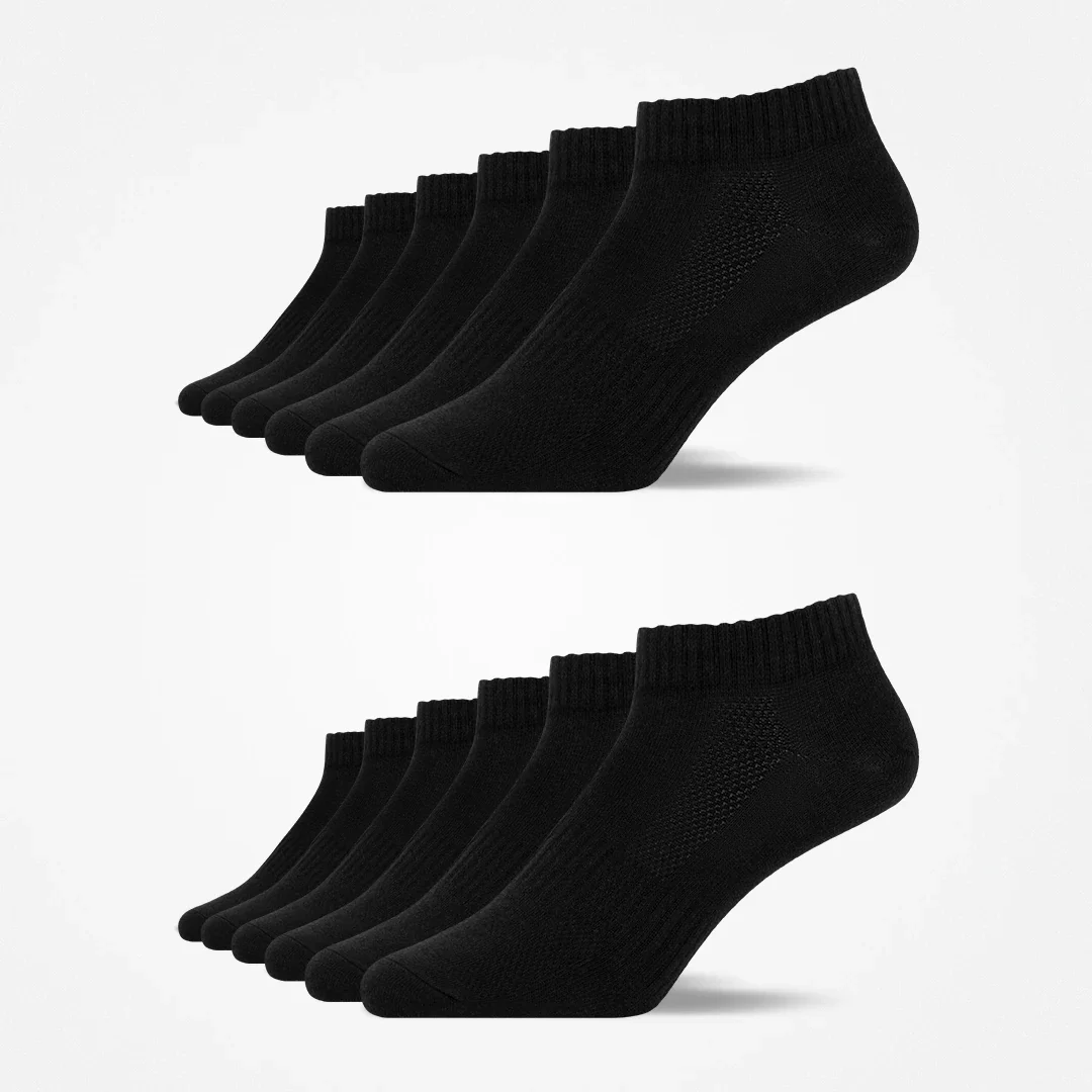 Quarter Socken | Schwarz - Image 10