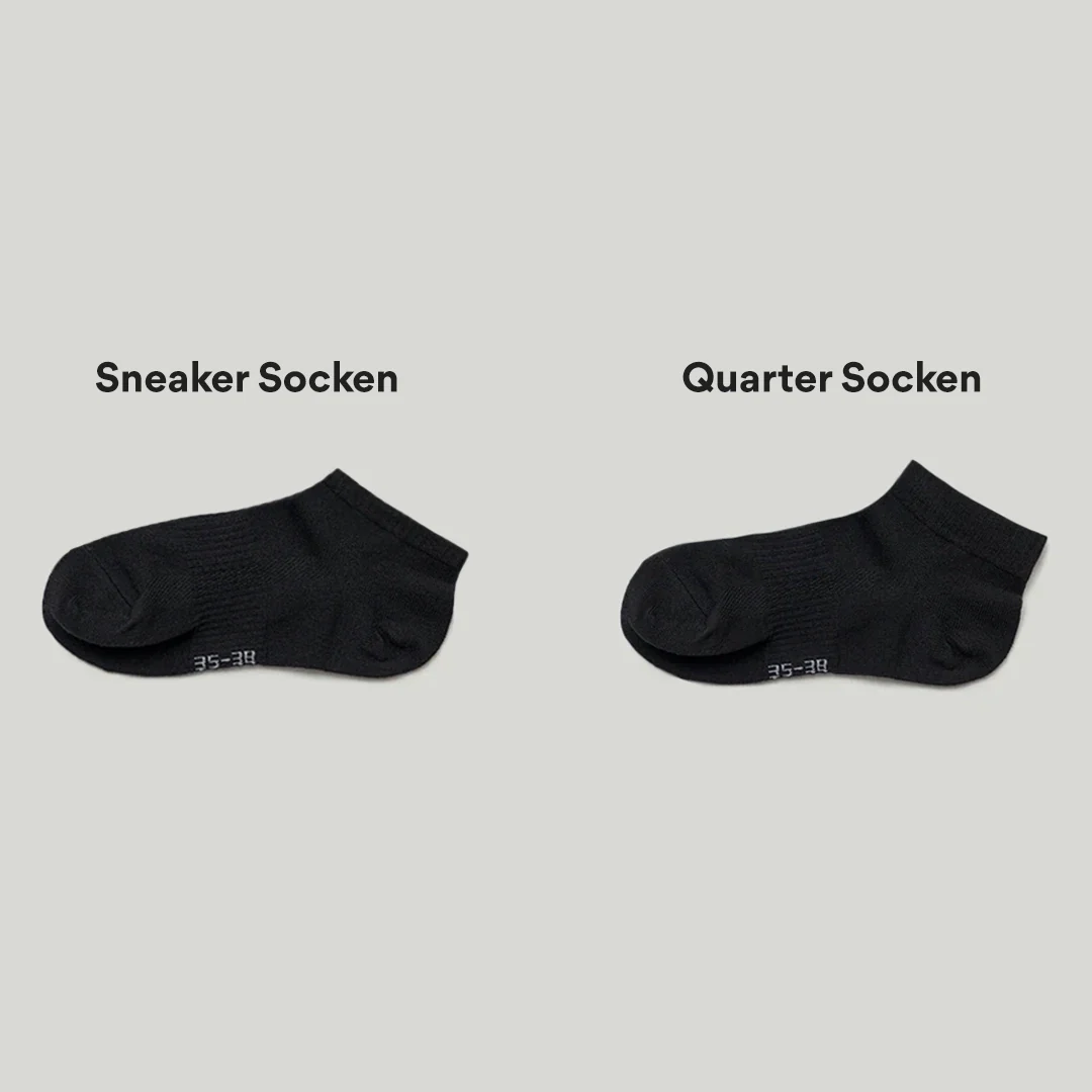 Quarter Socken | Schwarz - Image 7