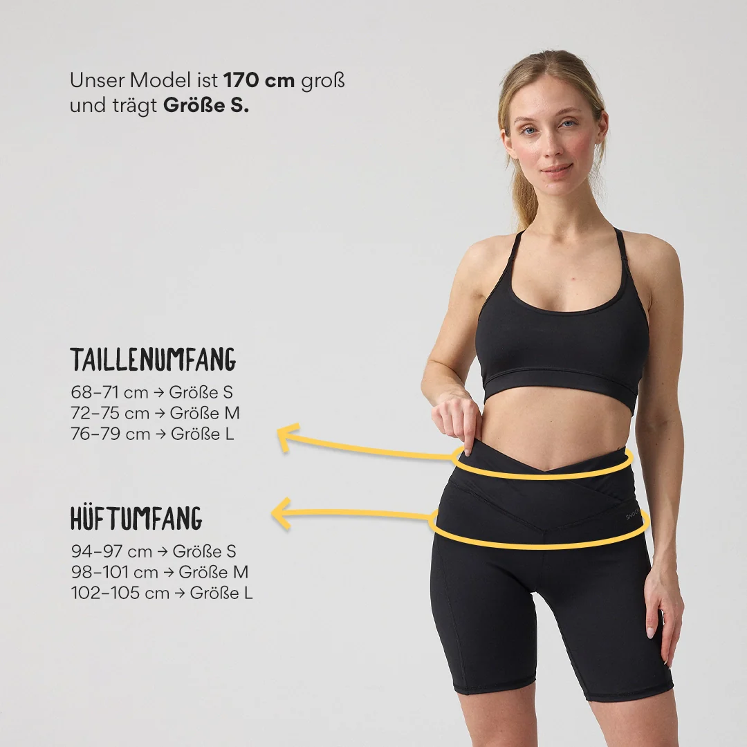 Radlerhose Damen V Cross | Schwarz - Image 11