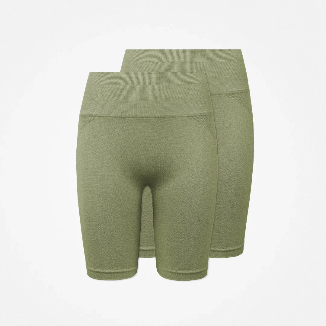 Radlerhose Seamless Damen | Hellgrün - Image 12