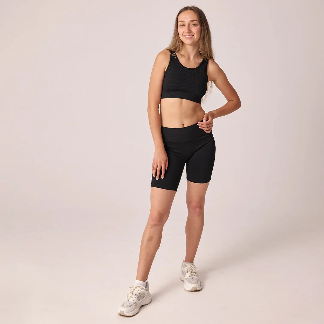 Radlerhose Seamless Damen | Hellgrün - Image 2