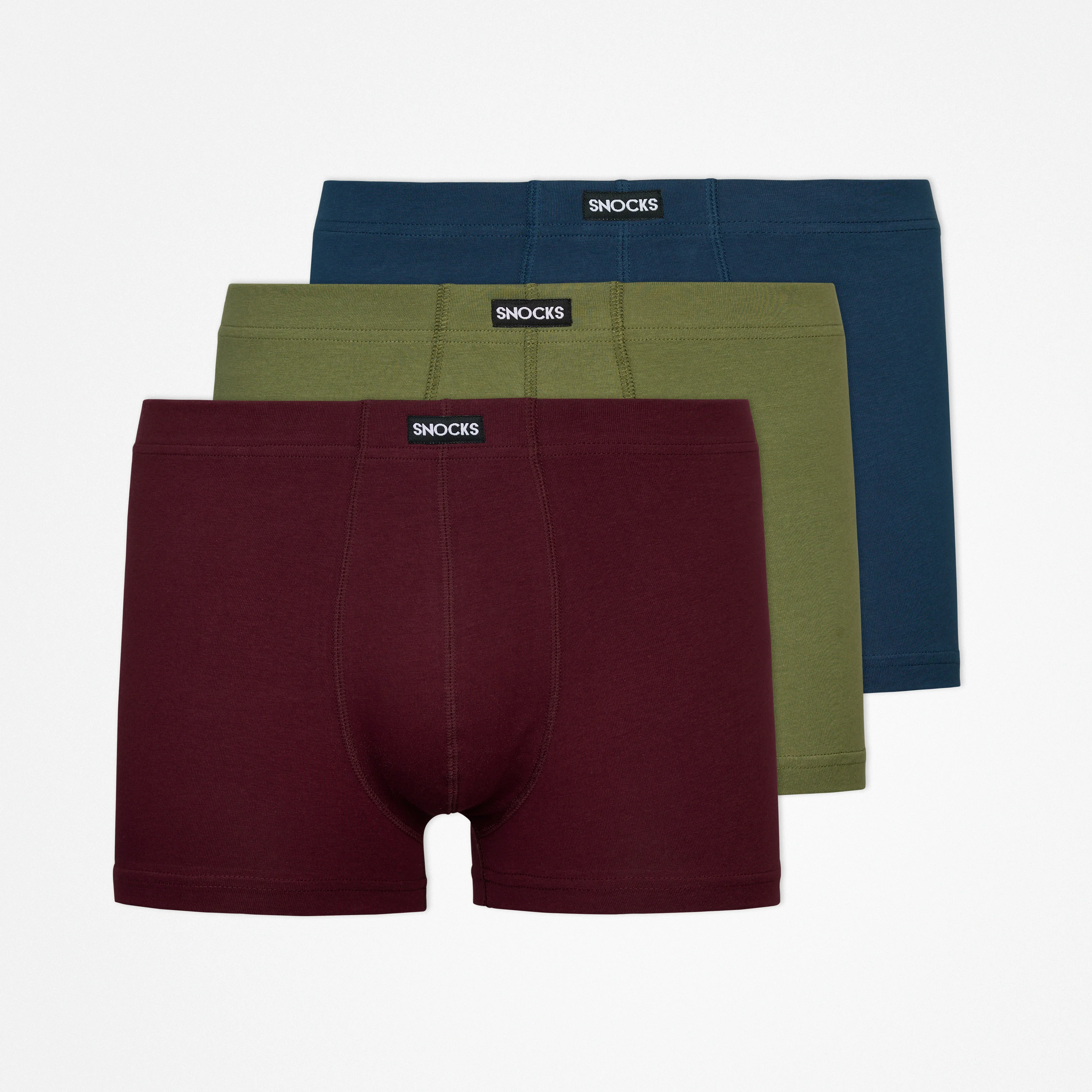 Retro Boxershorts | Mix (Rot/Olive/Blau) - Image 12