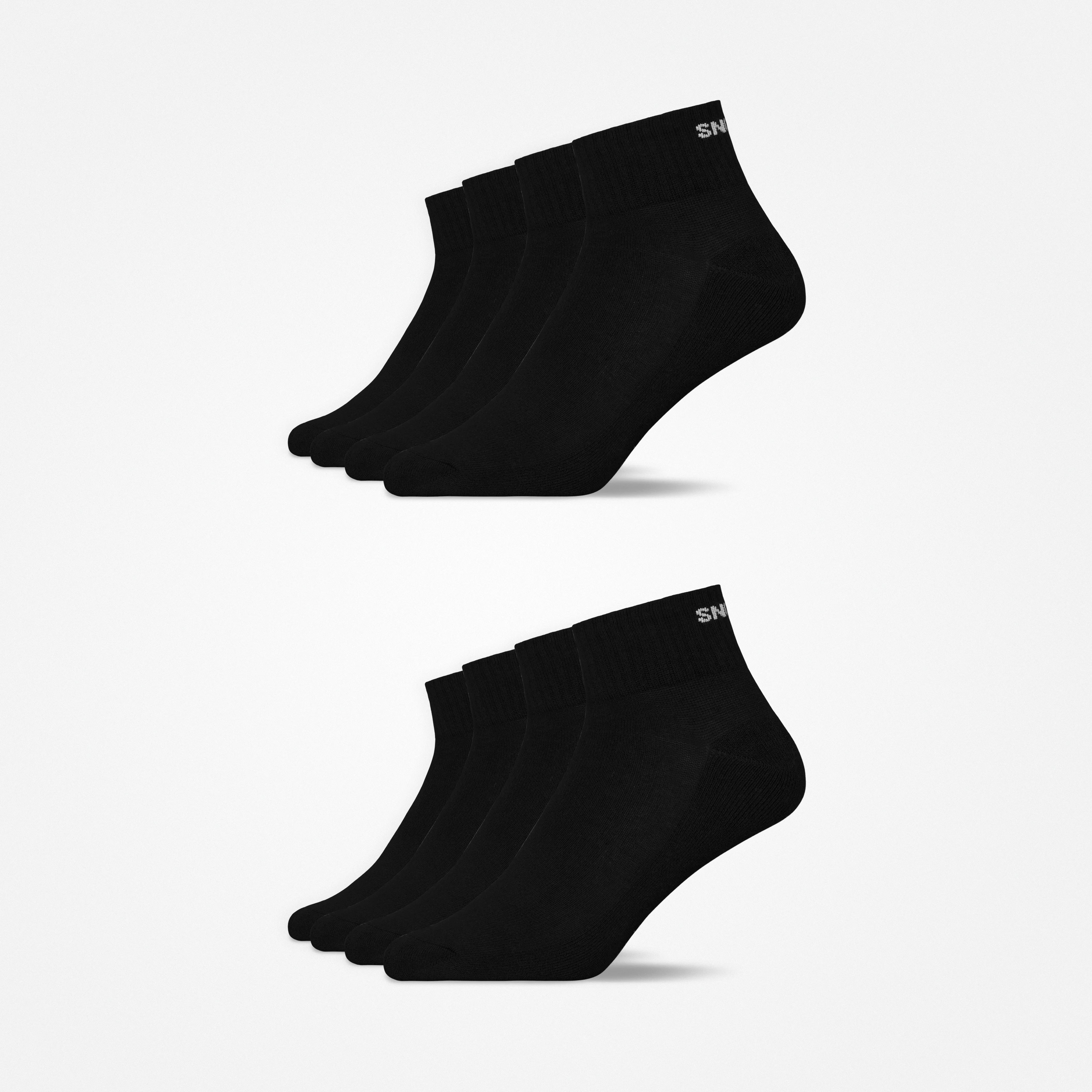 Retro Sneaker Socken | Schwarz (SNOCKS) - Image 10