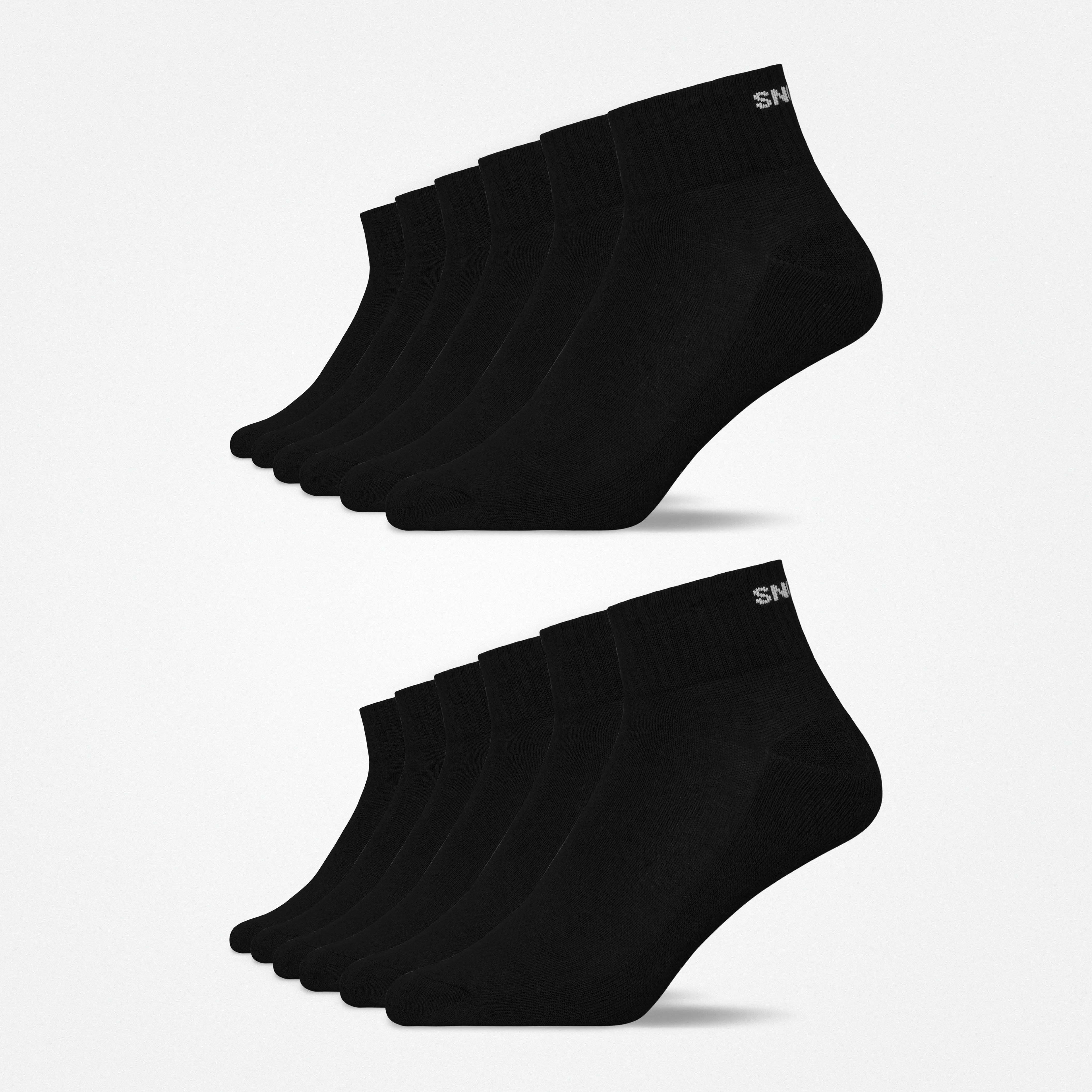 Retro Sneaker Socken | Schwarz (SNOCKS) - Image 11