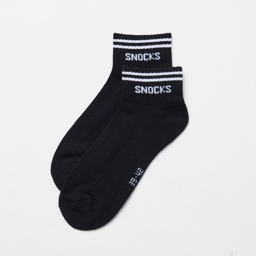 Retro Sneaker Socken | Schwarz (SNOCKS) - Image 7