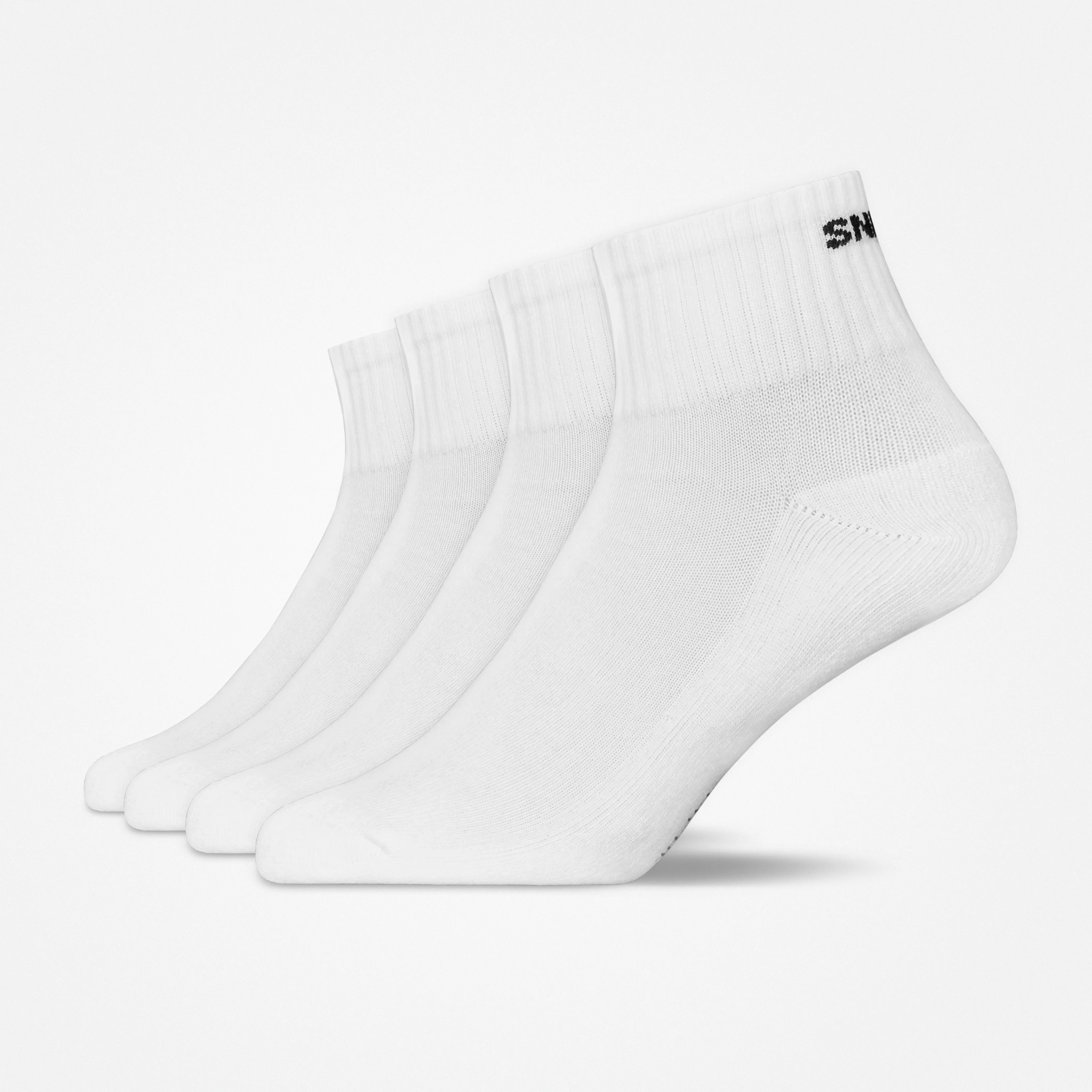 Retro Sneaker Socken | Weiß (SNOCKS)