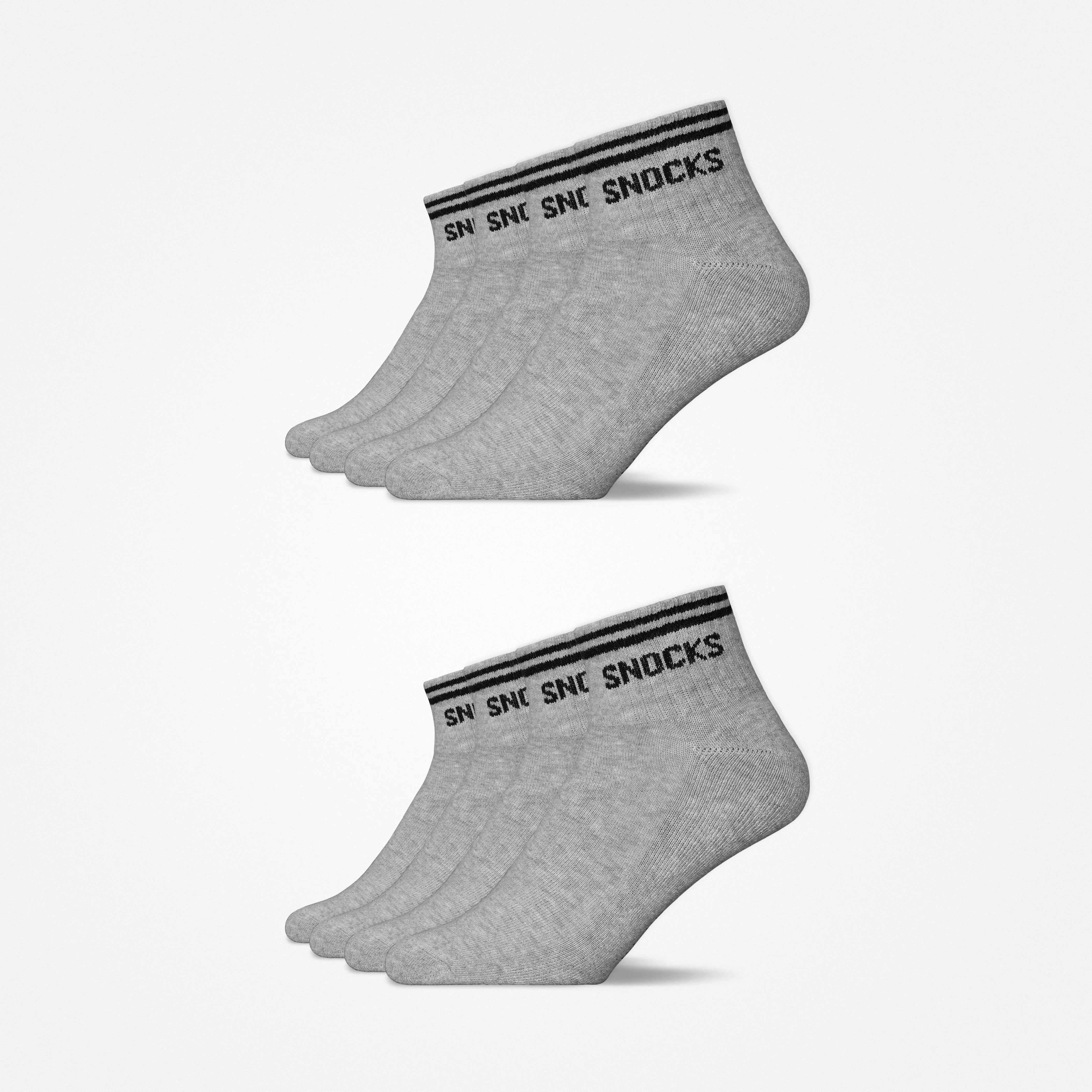 Retro Sneaker Socken | Grau (Streifen) - Image 10
