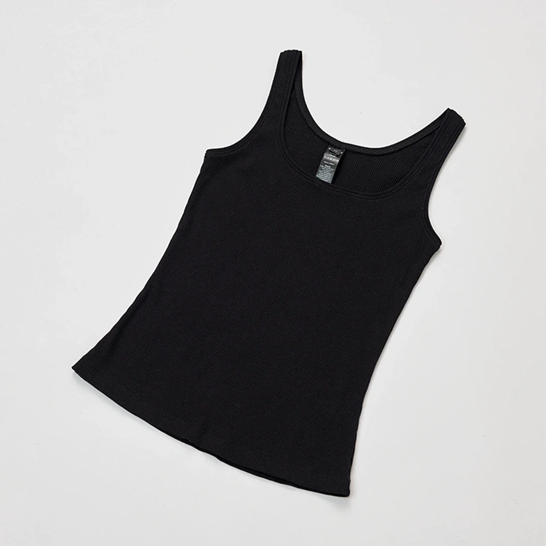 Ripp Tank Top Damen | Weiß - Image 6