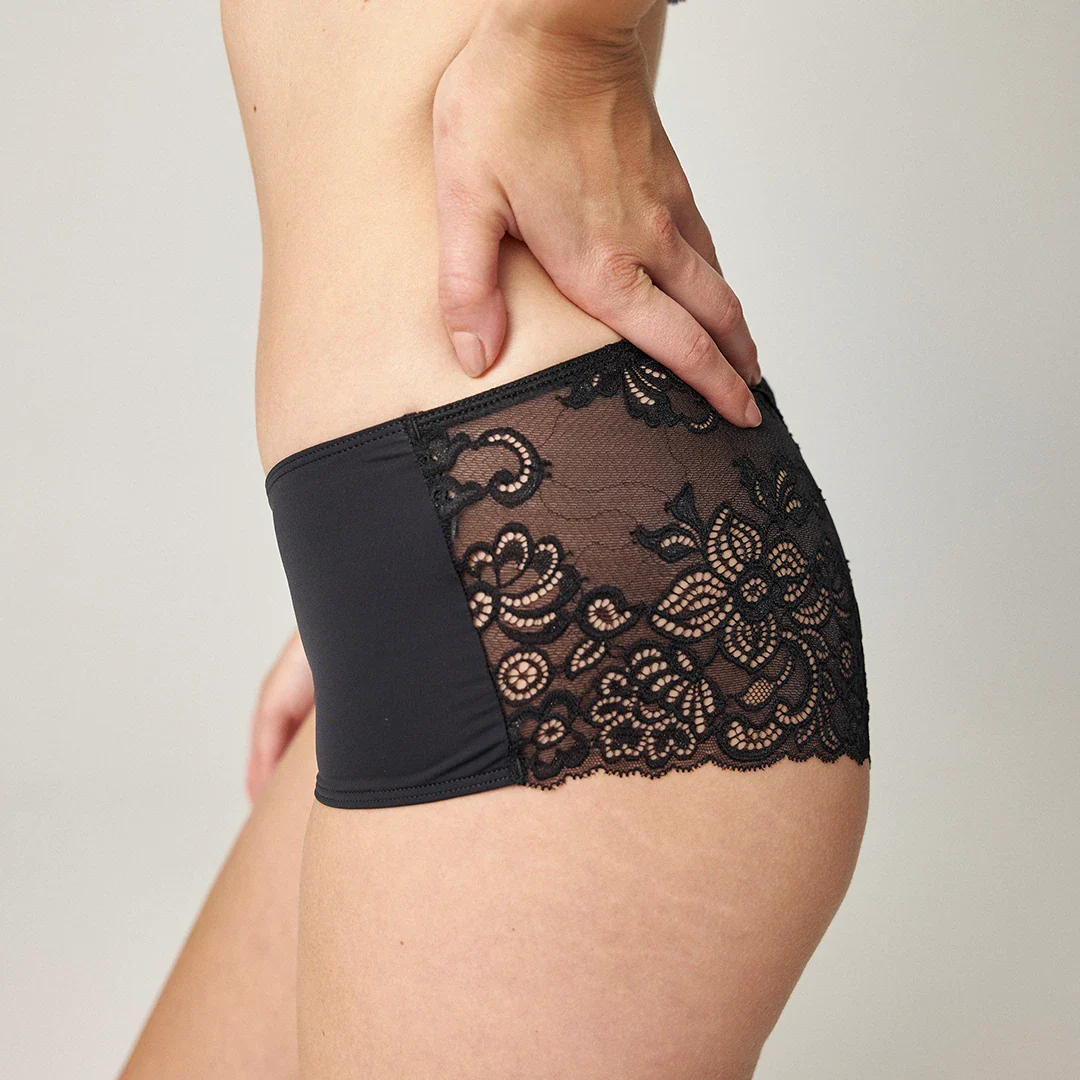 Seamless Hipster mit Spitze | Schwarz - Image 6