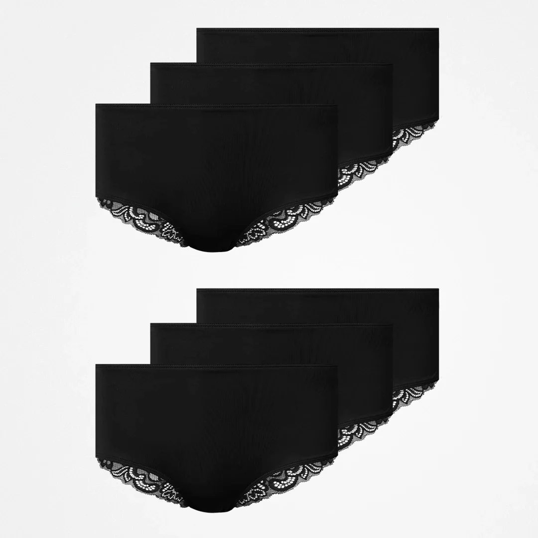 Seamless Hipster mit Spitze | Schwarz - Image 9