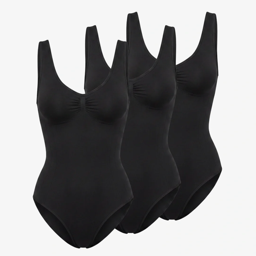 Shaping Body mit breiten Trägern | Schwarz - Image 12
