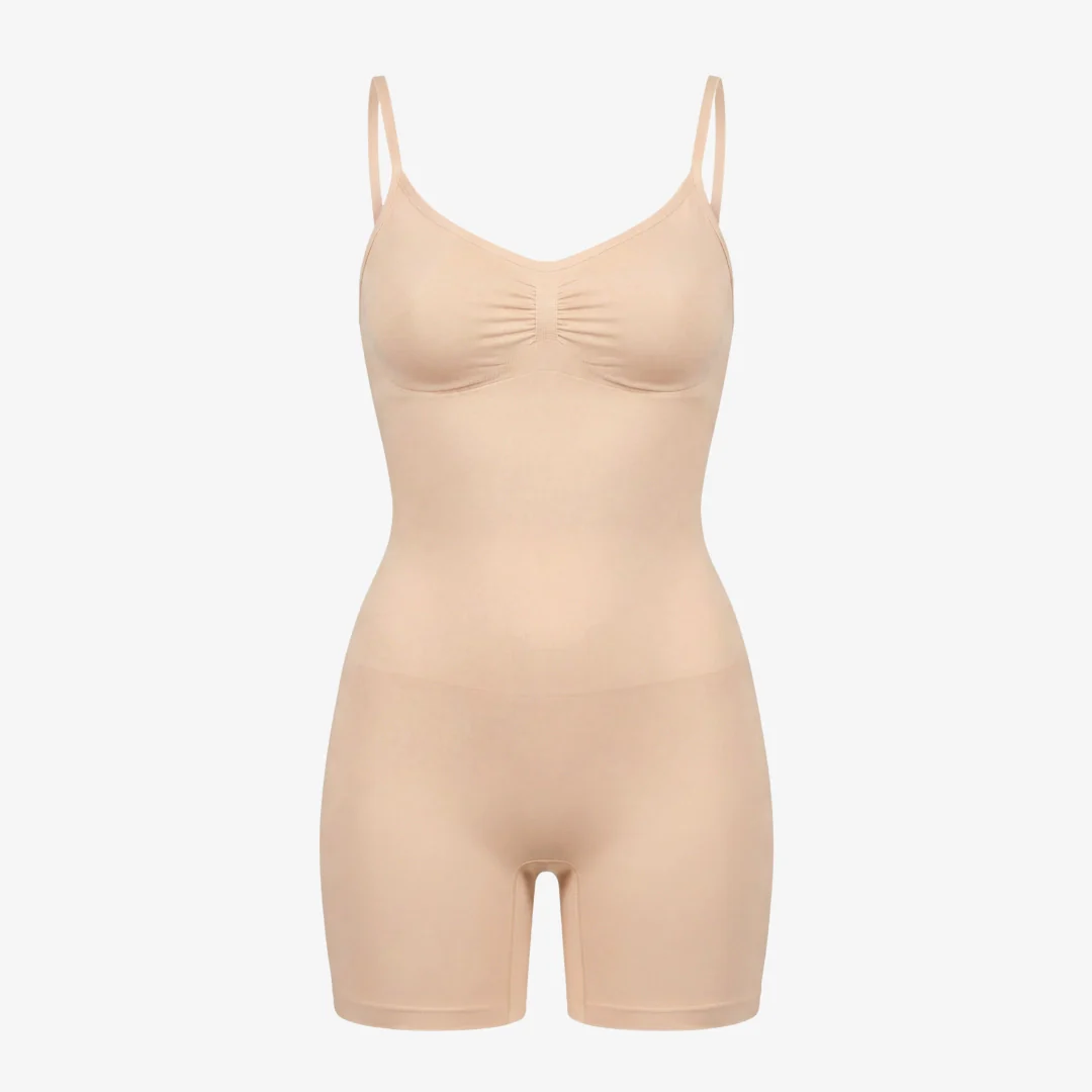 Shaping Bodysuit Shorts | Beige - Image 10