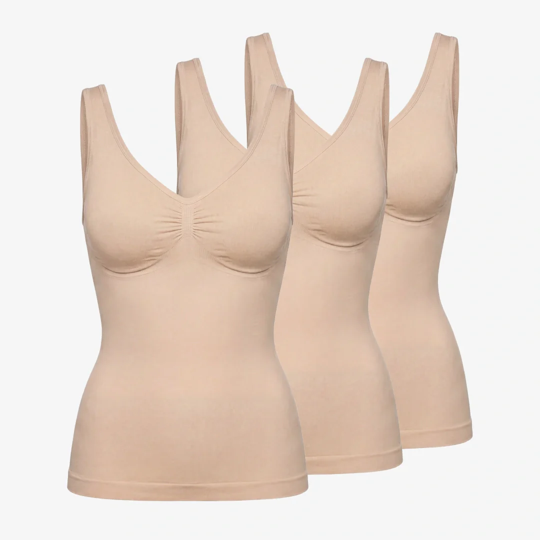 Shaping Tank Top | Beige - Image 11