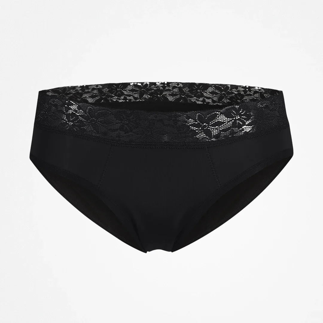 SNOCKS x femtis Period Panty - ALWA Slip Period Super | Schwarz