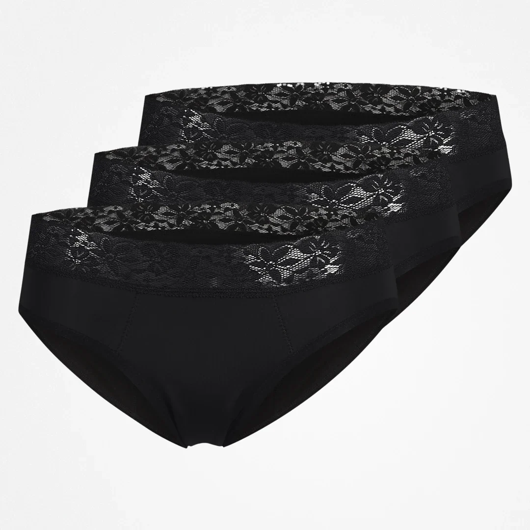 SNOCKS x femtis Period Panty - ALWA Slip Period Super | Schwarz - Image 8